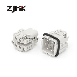 Schroef zware 4 pin connectoren mannelijke en vrouwelijke connectoren vierkant connector 10A
