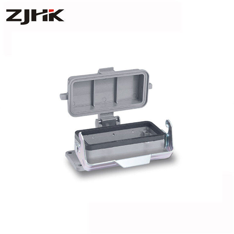 H16B - BK - 1L Industriële kap en behuizing voor industriële meervoudige zware aansluiting Ip65