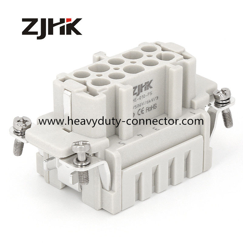 16A 10P FS Heavy Duty Connector Cage Clamp Termination Vervang Weidmuller HDC HE-serie